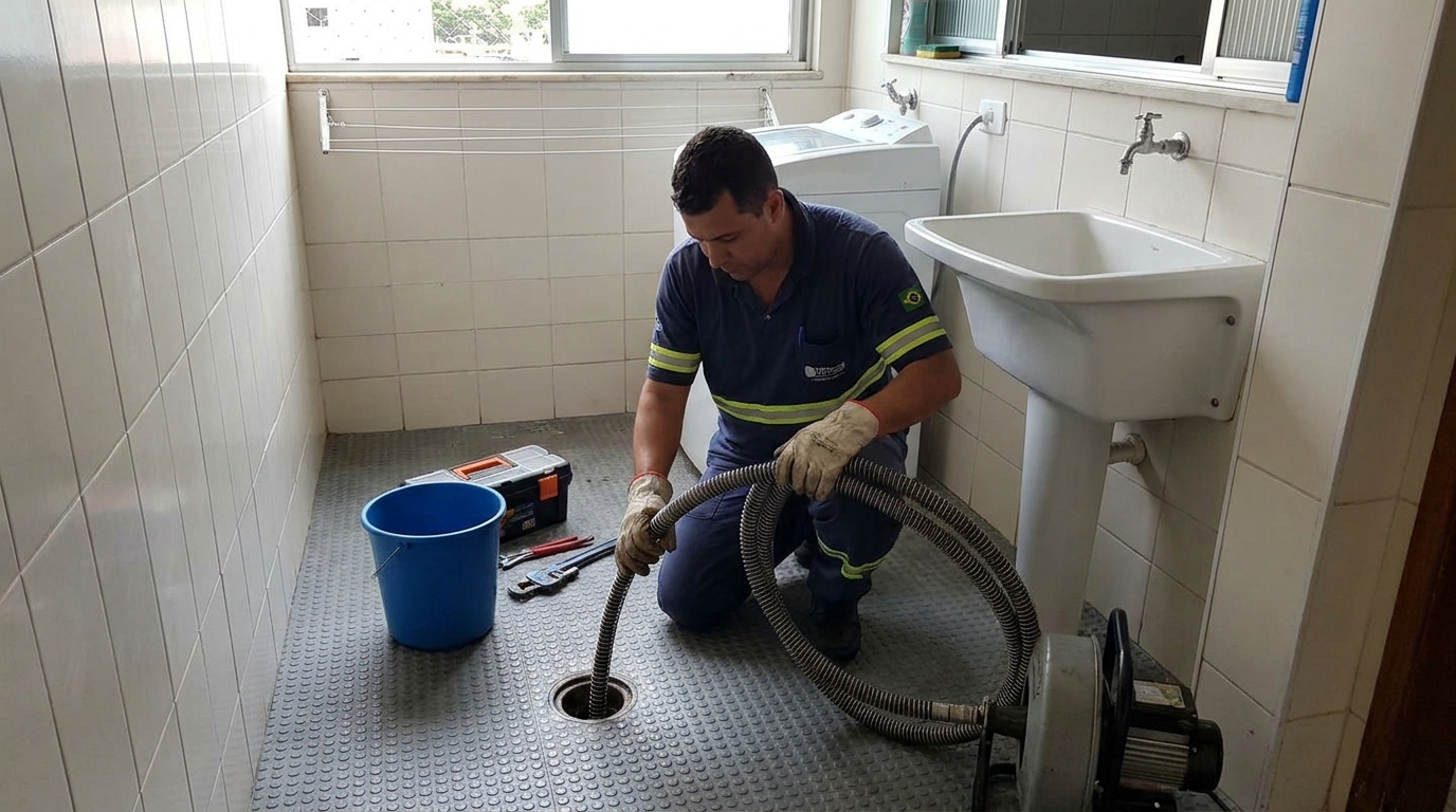 Desobstrução na Cozinha em Catanduva‑SP